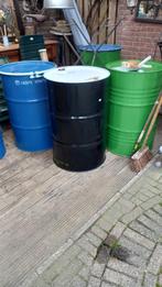 MOOIE VATEN VUURTONNEN BLOEM PLANTVATEN, Tuin en Terras, Regentonnen, 150 liter of meer, Ophalen, Zo goed als nieuw, Metaal