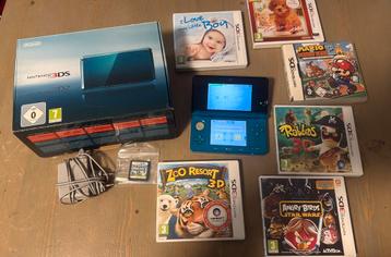 Nintendo 3DS. In zeer nette staat. Incl. Doos en 7 spellen!! beschikbaar voor biedingen
