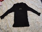 Zwart coltruitje met tekst - Maat 92, Kinderen en Baby's, Kinderkleding | Maat 92, Meisje, Terstal, Ophalen of Verzenden, Zo goed als nieuw