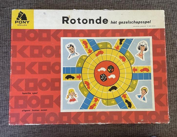 Rotonde gezelschapsspel, Hobby en Vrije tijd, Gezelschapsspellen | Bordspellen, Gebruikt, Ophalen