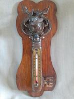 Retro, vintage thermometer "Sleutel met edelhert", Ophalen of Verzenden