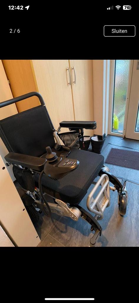 Inklapbaar nieuwe elektrische rolstoel, Diversen, Rolstoelen, Zo goed als nieuw, Elektrische rolstoel, Inklapbaar, Ophalen of Verzenden