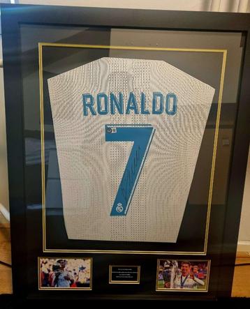 Gesigneerd shirt Cristiano Ronaldo Beckett Witnessed COA beschikbaar voor biedingen