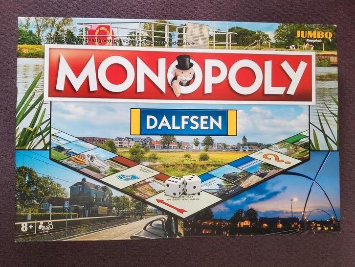 Monopoly Dalfsen - Speciale Editie!, Hobby en Vrije tijd, Gezelschapsspellen | Bordspellen, Zo goed als nieuw, Drie of vier spelers
