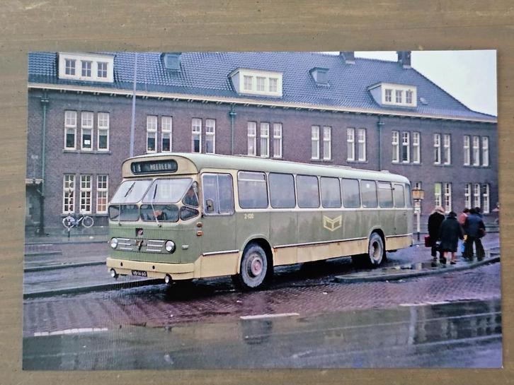 Foto BUS LTM Heerlen 2-100 Maastricht, Verzamelen, Spoorwegen en Tramwegen, Gebruikt, Bus of Metro, Overige typen, Verzenden