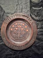 Wilhelmina 40 Jaar Koningin Gedenkbord, Verzamelen, Ophalen of Verzenden, Gebruikt, Overige typen