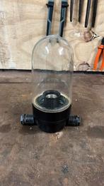 Vintage ongebruikte buitenlamp, glas, Verzenden, Zo goed als nieuw, 50 tot 250 watt, Wandlamp