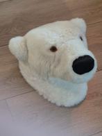 IJsbeer hoofd wanddecoratie, Ophalen, Zo goed als nieuw, Wanddecoratie