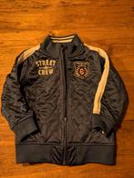 Donkerblauwe jas maat 86, Kinderen en Baby's, Babykleding | Maat 86, Just Small, Ophalen of Verzenden, Zo goed als nieuw, Jasje