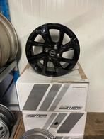 OPEL CORA 4 GAATS Hoogglans zwarte velgenset, 16 inch, Verzenden, Nieuw, Band(en)