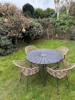 Tuintafel met 4 stoelen, Ophalen of Verzenden, Zo goed als nieuw