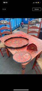 Have Hindeloopen eetset., Antiek en Kunst, Antiek | Meubels | Tafels, Ophalen of Verzenden