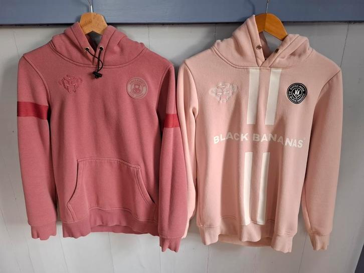2x Roze "Black Bananas" dames hoodie. Mt.XS., Kleding | Dames, Truien en Vesten, Zo goed als nieuw, Maat 34 (XS) of kleiner, Roze