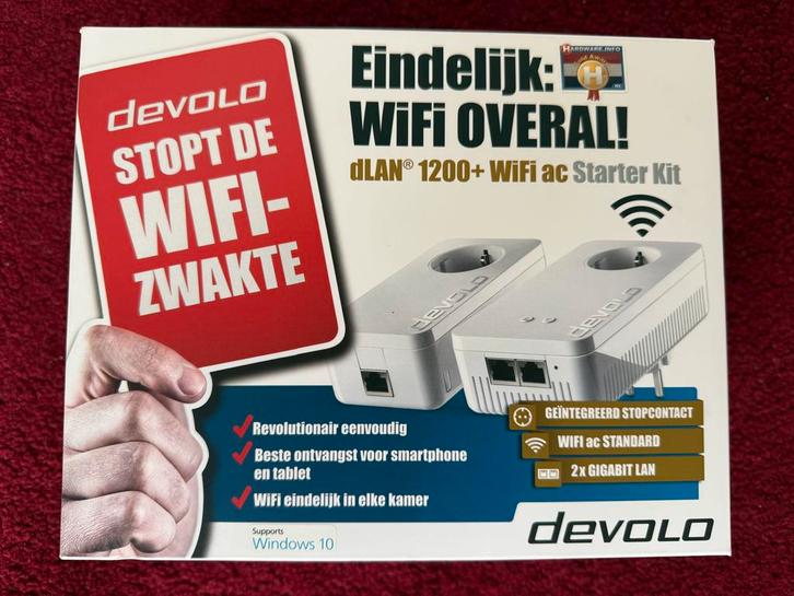 Devolo 1200+ WiFi Starterkit, Computers en Software, Powerlines, Nieuw, Ophalen of Verzenden