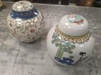 Twee oude Chinese gemberpotten, Antiek en Kunst, Antiek | Keramiek en Aardewerk, Ophalen of Verzenden