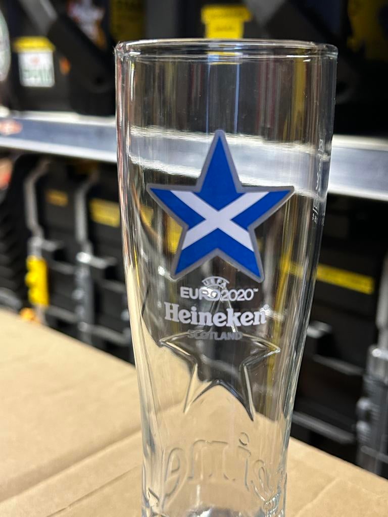 Heineken EK 2020 glas Schotland, Verzamelen, Ophalen, Nieuw, Bierglas