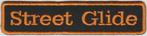 Harley Davidson Street Glide stoffen opstrijk patch embleem, Ophalen of Verzenden, Nieuw