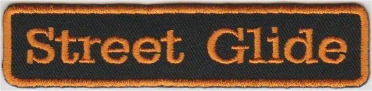 Harley Davidson Street Glide stoffen opstrijk patch embleem, Motoren, Accessoires | Overige, Nieuw, Ophalen of Verzenden