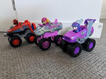 Paw Patrol Rescue Wheels Monstertruck Skye, Roxi en Zuma beschikbaar voor biedingen