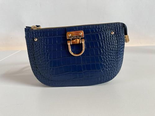 Gianni Notaro shoulder tas (Carol J.), Sieraden, Tassen en Uiterlijk, Tassen | Damestassen, Zo goed als nieuw, Schoudertasje, Blauw