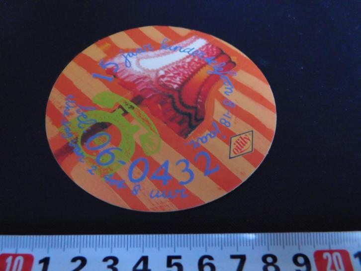 sticker oilily 15 jaar kindertelefoon - schemerlamp, Verzamelen, Stickers, Zo goed als nieuw, Bedrijf of Vereniging, Ophalen