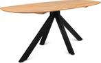 Eettafel Runa deens ovaal mango naturel 6 maten leverbaar |, Modern design, Vijf personen of meer, Metaal, Ovaal