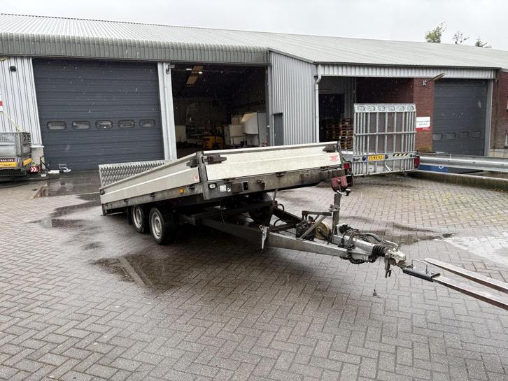 Hapert Kantelbare machinetransporter 400x200 cm 2700 kg 2008, Auto diversen, Aanhangers en Bagagewagens, Gebruikt