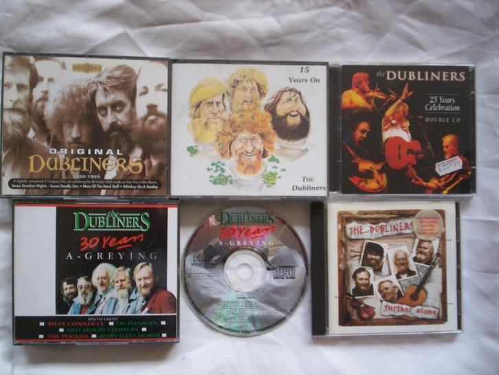 9 CD's van The DUBLINERS 1966-1998  150 titels w.v. 6 dubbel, Cd's en Dvd's, Cd's | Wereldmuziek, Gebruikt, Overige soorten, Ophalen of Verzenden