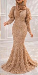 beige galajurk, Maat 38/40 (M), Beige, Ophalen of Verzenden, Zo goed als nieuw