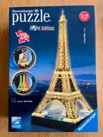 Ravensburger 3D Puzzel Eiffeltoren Night Edition, Ophalen of Verzenden, Zo goed als nieuw, Rubik's of 3D-puzzel