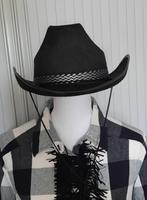 JOHN BANER LONGBLOUSE 42, COWBOYHOED + GRATIS SHERIFF STER, Carnaval, Maat 42/44 (L), Ophalen of Verzenden, Zo goed als nieuw