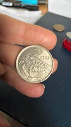 Spanje 50 pesetas 1957/1958, Postzegels en Munten, Munten | Europa | Niet-Euromunten, Ophalen of Verzenden, Overige landen