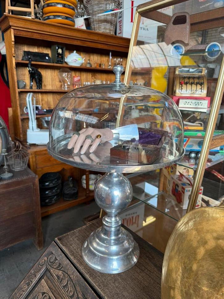 Antieke taartstolp, Huis en Inrichting, Woonaccessoires | Stolpen, Gebruikt, Ophalen of Verzenden