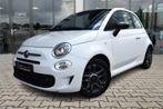 Fiat 500 1.0 Hybrid Sport | DAB | Carplay | Cruise Control |, Gebruikt, Zwart, Start-stop-systeem, Leder en Stof