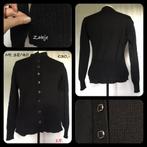 15. Vintage vest mt 38/40, Maat 38/40 (M), Verzenden, Zwart, Vintage kleertjes