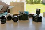 Analoge cameras en pentax lenzen, Ophalen of Verzenden, Gebruikt, Spiegelreflex, Canon