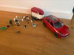 Playmobil 9376 Porsche met paardentrailer, Ophalen of Verzenden, Zo goed als nieuw