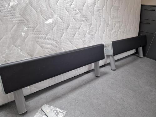 Bed 90x22 met lattenbodem, Huis en Inrichting, Slaapkamer | Bedden, Gebruikt, Eenpersoons, 90 cm, 220 cm, Overige materialen, Zwart