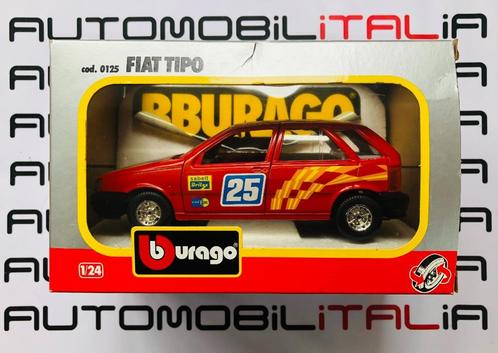 Fiat Tipo #25 rosso BBurago schaal 1:24, Hobby en Vrije tijd, Modelauto's | 1:24, Nieuw, Auto, Bburago, Ophalen of Verzenden