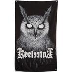 Kvelertak Bartlett Owl Flag, poster vlag 90 x 150cm NIEUW, Ophalen of Verzenden, Nieuw, Rechthoekig Staand, Muziek