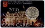 Coincard Vaticaan 2010 50 Eurocent Nº 01, Ophalen of Verzenden, Vaticaanstad, 50 cent