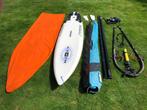 Surfplank compleet met zeil inclusief trapeze, Watersport en Boten, Ophalen, 250 tot 300 cm, Met vin(nen), Complete set