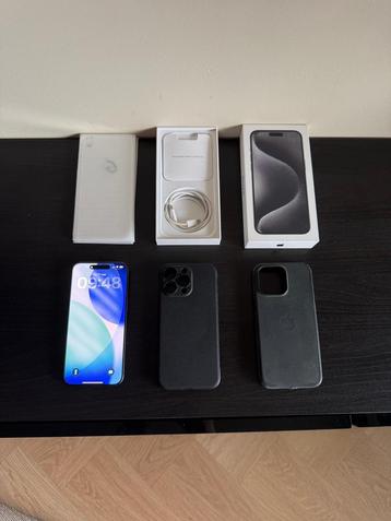 Apple iPhone 15 Pro Max 256GB | Perfecte staat | zwart beschikbaar voor biedingen