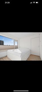 IKEA Brimnes Bed 180x200 met 4 Lades, Ophalen, Gebruikt, Wit, Tweepersoons