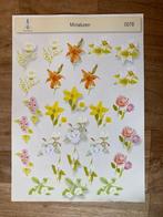 Knipvel 't Boekensteuntje - bloemen, Hobby en Vrije tijd, Kaarten | Zelf maken, Ophalen of Verzenden, Nieuw, Natuur, Knipvel