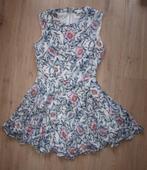 Witte Jurk met Bloemprint H&M (38), Maat 38/40 (M), H&M, Wit, Ophalen of Verzenden