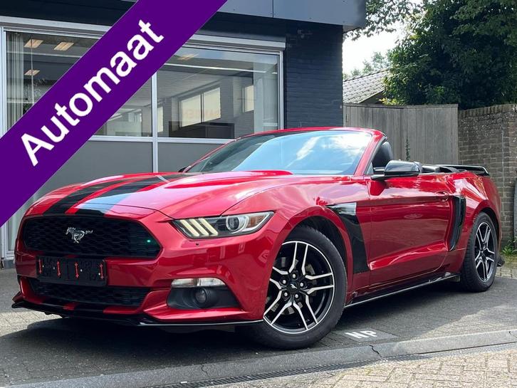 Ford Mustang Convertible 2.3 EcoBoost INCL NL KENTEKEN, Auto's, Ford, Bedrijf, Te koop, Mustang, ABS, Achteruitrijcamera, Airbags
