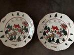 mason's christmas village ontbijt borden 1983 nieuw, Huis en Inrichting, Keuken | Servies, Ophalen, Nieuw, Bord(en), Overige stijlen