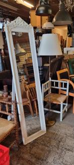 Mooie brocante staande spiegel, Huis en Inrichting, Woonaccessoires | Spiegels, Ophalen of Verzenden, Zo goed als nieuw