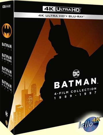 Blu-ray 4K: Batman 1 - 4, Returns/Forever/and Robin, IT Box beschikbaar voor biedingen